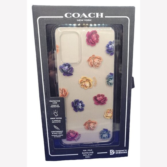 Coach Case for Samsung Galaxy S20+, S20 Plus, Dreamy Peony - Picture 1 of 3
